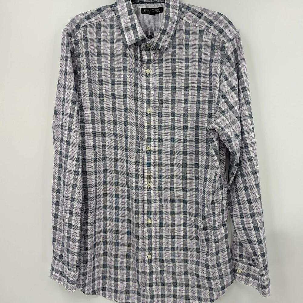 Men's BANANA REPUBLIC Non-Iron Tailored Button Down Shirt